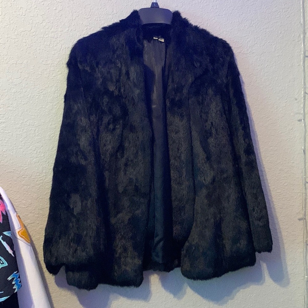 Genuine mink fur coat